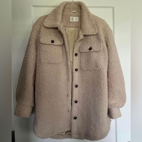 Sammy x Jardines Sherpa jacket BEIGE - Picture 2 of 2